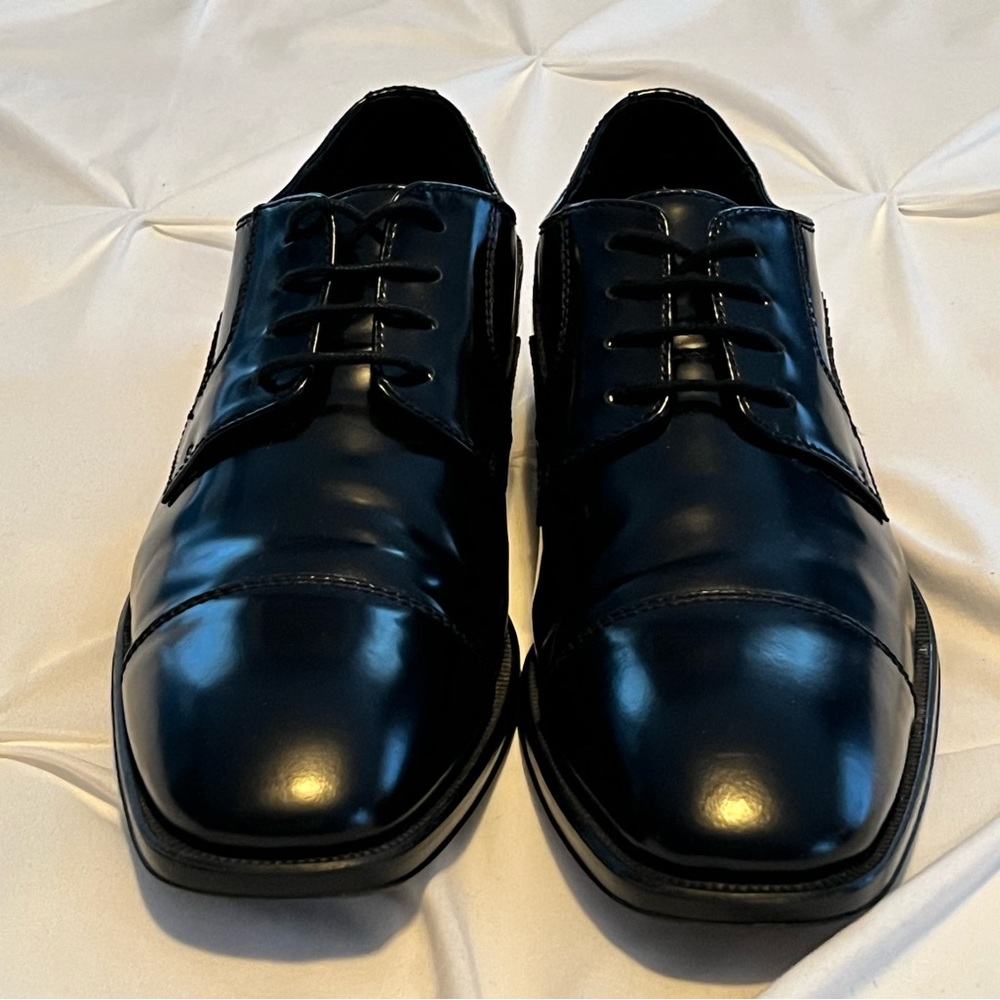 Johnston & Murphy Cap Toe Patent Leather Oxfords 9.5